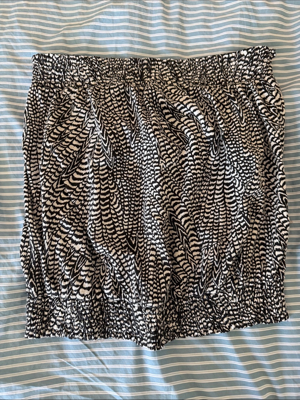 Anthropologie Cotton/Linen Gathered Sleeveless Top
